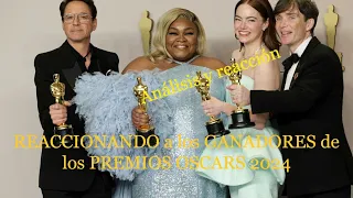 REACCIONANDO a los GANADORES de los PREMIOS OSCARS 2024