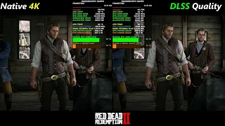 Red Dead Redemption 2 4K DLSS VS Native Performance | RTX 3090 | Ryzen 9 5950X