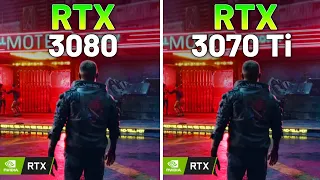 RTX 3080 vs RTX 3070 Ti - Ray Tracing in 2024