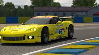 Assetto Corsa : Chevrolet Corvette C6.R GT1 Test at Le Mans