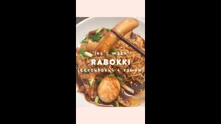 1 Minute Rabokki | This Is Katie | #Shorts