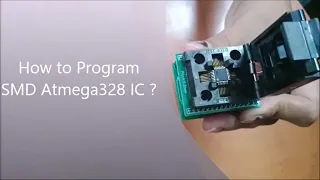 How to Program SMD Atmega328 TQFP32 IC