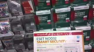 ESET NOD32 Smart Security Коробка продления лицензии Антивирус