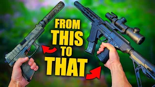 Upgrading A Pistol Into An AMAZING Sniper!