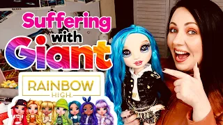 SUFFERING WITH GIANT RAINBOW HIGH | Custom Doll Repaint by Poppen Atelier