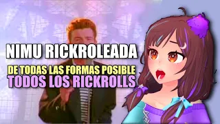 RECOPILACIÓN DE TODOS LOS RICKROLEOS DE NIMU | NIMU VT