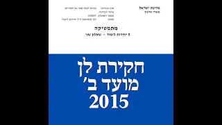 פתרון שאלת בגרות בחקירת לן בגרות 2015 מועד ב' 582 שאלה 4. לינקים חשובים בתיאור.