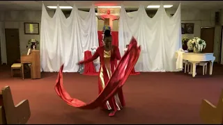 “Thank You Jesus For the Blood” | Charity Gayle | Streamer/Praise Dance by Rhonda Clayborn | 5/26/24