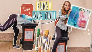 Kunst aus Müll - Geht das überhaupt? | Ich versuche es! || Foxy Draws