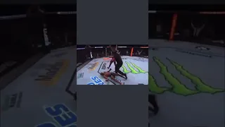 Kamaru Usman gets KNOCKED OUT! ~ different angle #shorts