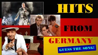 GERMANY - 30 Hits from a country! | MUSIC QUIZ | Guess the song