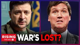 Tucker Carlson Takes ZELENSKY TO TASK, Prez DISSAPEARS Before Meeting With Senators