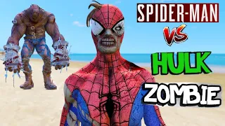 Battle of Legends - Zombie Spiderman vs Zombie Hulk in Game Grand Theft Auto V