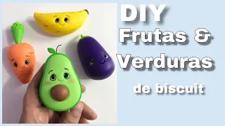 DIY | Frutas e Legumes de Biscuit | Clay art