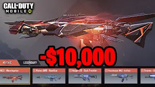 Reviewing my $10,000 Call of Duty Mobile Legendary/Mythic Weapons!