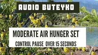 Audio Buteyko:  10 minute MODERATE AIR HUNGER SET for people with a Control Pause OVER 15 seconds.