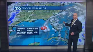 Tracking Arlene: 1st  storm of 2023 Atlantic hurricane season