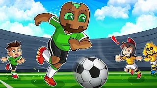 MINECRAFT pero SOY el MEJOR JUGADOR de FUTBOL de MINECRAFT!