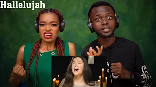 OUR FIRST TIME HEARING Hallelujah - Cover by Lucy Thomas REACTION!!!