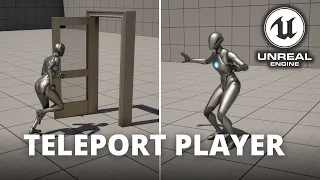 How to Teleport the Player to another Location in the Level through a Door in Unreal Engine 5