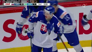 Goal Robert Dzugan. 2020 IIHF World Juniors Slovakia - Kazakhstan.