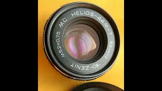 Video Review: MC Helios 44M-7 58mm f/2 NEW Manual Portrait lens from USSR with M42 lens mount