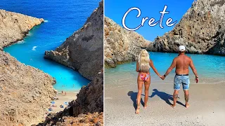 Греция, КРИТ, Бухта Дьявола - райский пляж ШАЙТАН ЛИМАНИ || CRETE, Sheitan Limania