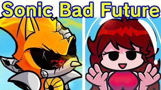 Friday Night Funkin' VS Metal Sonic - Bad Future DEMO | BF & GF Travel Through Time (FNF Mod)