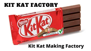 Kitkat Chocolate Making Factory| How it's made Kitkat? Kitkat Manufacturing Process|