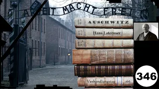 (346) Verteidiger: Hans Laternser - Frankfurter Auschwitz-Prozess