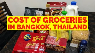 The Cost of Groceries in Bangkok, Thailand