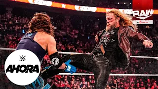 Edge ENLOQUECIÓ con AJ Styles: WWE Ahora, Feb 28, 2022