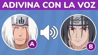 ADIVINA LA VOZ DEL PERSONAJE DE NARUTO SHIPPUDEN!! 🔊🤔 | SOLO PARA FANS