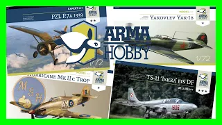 Arma Hobby 1:72 model airplanes