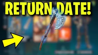 LEVIATHAN AXE RETURN DATE in FORTNITE ITEM SHOP! (Leviathan Axe Pickaxe Returning Season 2)