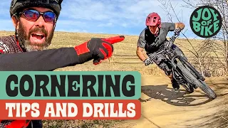 OVER 40 MOUNTAIN BIKE TIPS: CORNERING WITH CONFIDENCE | Loose over Hardpack!