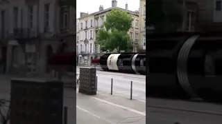 A Giant Bottle Of Wine Acts As A Tram In Bordeaux #Shorts