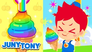 MIX - Dulces Coloridos Refrescantes | Comiendo Dulces Coloridos | JunyTony en español