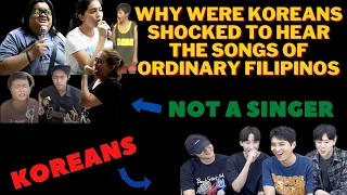 K-POP IDOL React to Normal days in the Philippines | All Filipinos are good at singing?!