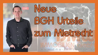 Neue BGH Urteile zum Mietrecht - immo-info #39