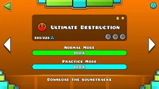 Geometry Dash - Ultimate Destruction - 100% complete (All coins)