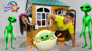 Maria Clara e JP encontram um novo bebê alienígena 👽