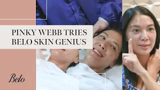 Pinky Webb Tries the NEW Belo Skin Genius! | Belo Medical Group