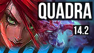 KATA vs CHO (MID) | Quadra, 400+ games, 12/4/10 | NA Diamond | 14.2