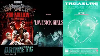 [YG FAMILY MASHUP #8] BIGBANG, BLACKPINK, TREASURE - 'Fantastic Baby, Lovesick Girls, I Love You'