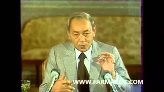 FARMAROC : "Face au public" avec HASSAN II - 1er mars 1980 Non diffusé