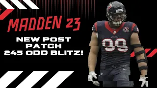 New POST PATCH 245 ODD BLITZ GLITCH Defense  Madden 23 defense tips