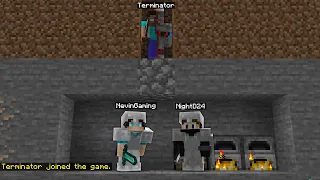 2 Pemain Minecraft vs Terminator .. (ft. NightD)