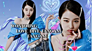 Wonyoung Love Dive Fancam Twixtors