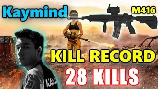Cloud 9 Kaymind - 28 KILLS - PERSONAL KILL RECORD! M416 MASTER! SOLO vs SQUADS
